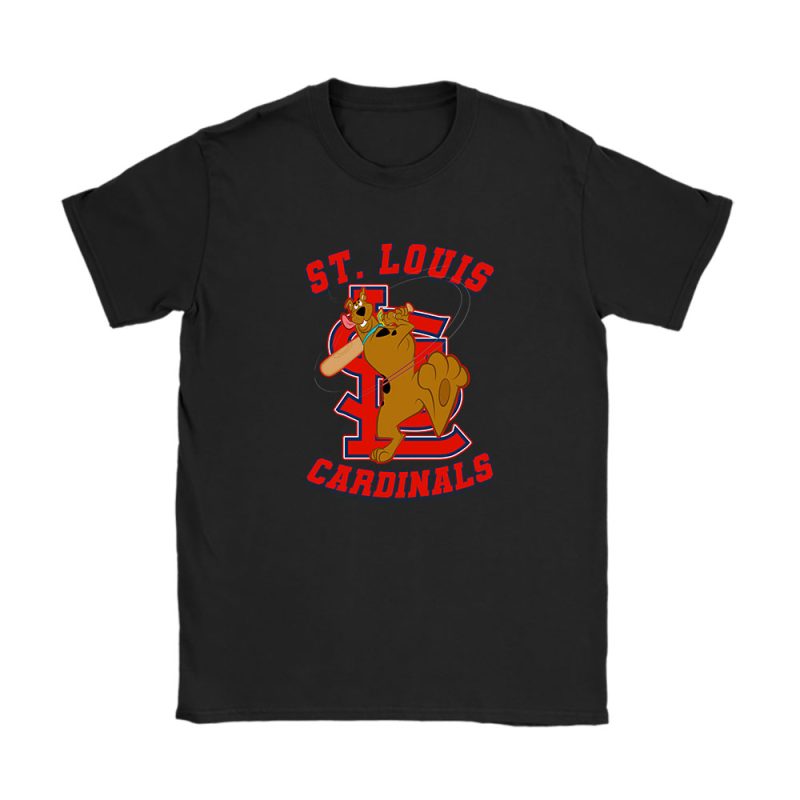 Scoopy Doo X St. Louis Cardinals Team X Mlb X Baseball Fans Unisex T-Shirt Cotton Tee TAT6487