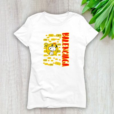Snoopy Balenciaga Lady T-Shirt Women Tee LTL8350