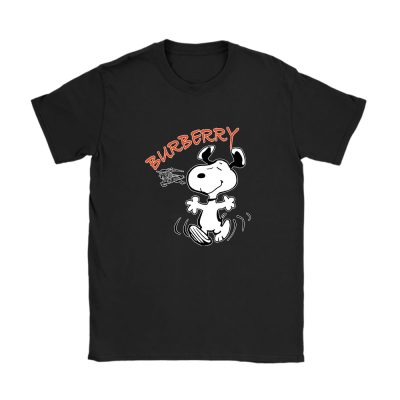 Snoopy Burberry Unisex T-Shirt Cotton Tee TAT7632