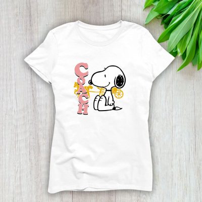 Snoopy Coach Lady T-Shirt Women Tee LTL7143