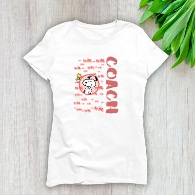 Snoopy Coach Lady T-Shirt Women Tee LTL8357