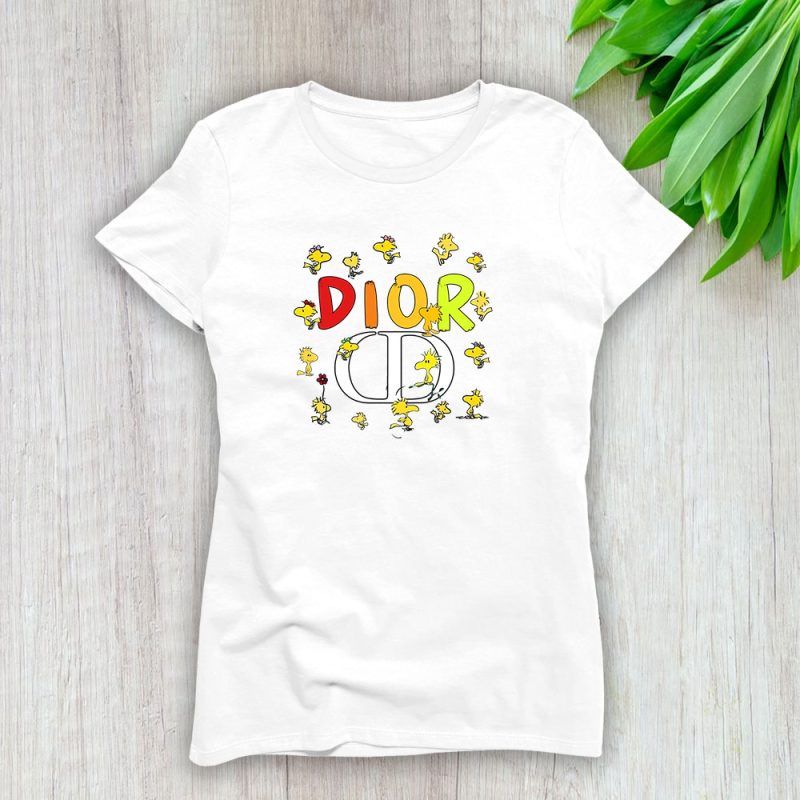 Snoopy Dior Lady T-Shirt Women Cotton Tee TLT7648