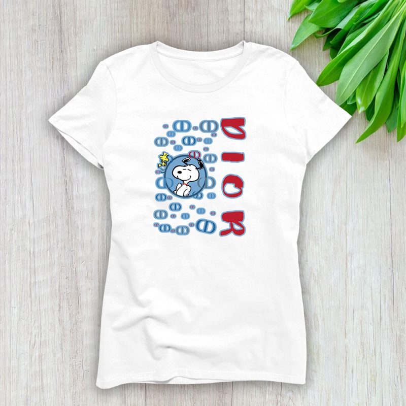 Snoopy Dior Lady T-Shirt Women Tee LTL8376