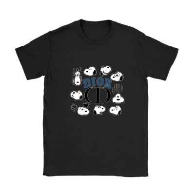 Snoopy Dior Unisex T-Shirt Cotton Tee TAT7193