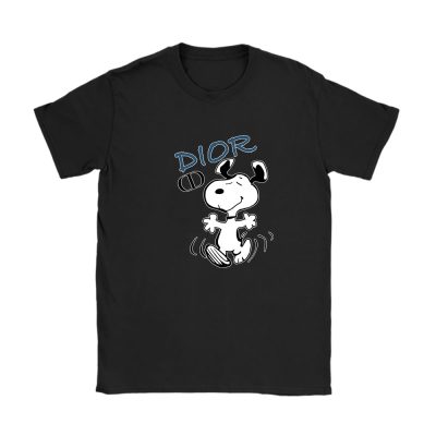 Snoopy Dior Unisex T-Shirt Cotton Tee TAT7650