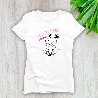 Snoopy Moschino Lady T-Shirt Women Cotton Tee TLT7673