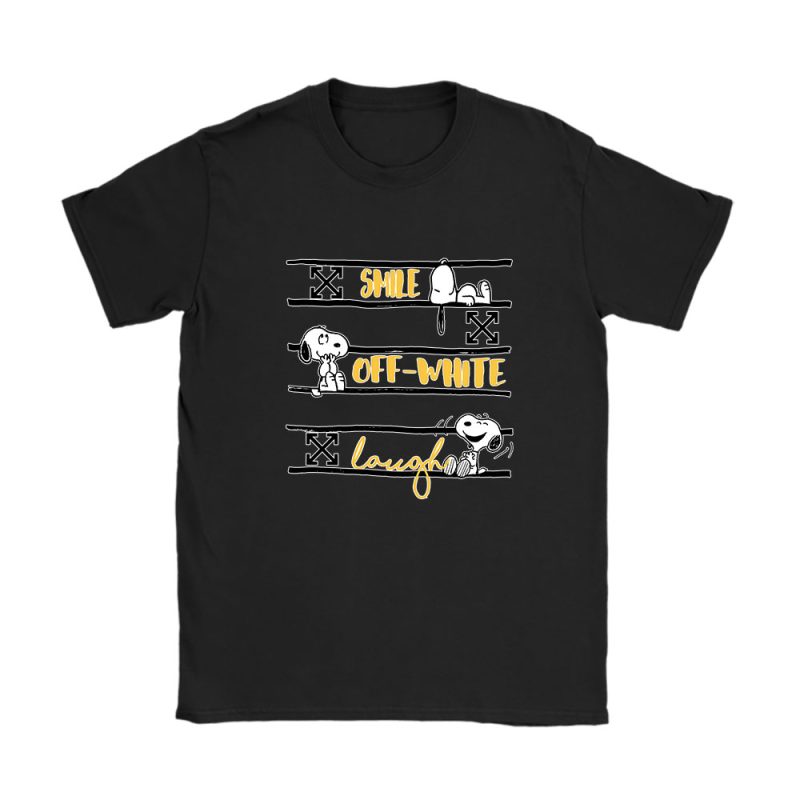 Snoopy Offwhite Unisex T-Shirt Cotton Tee TAT7331