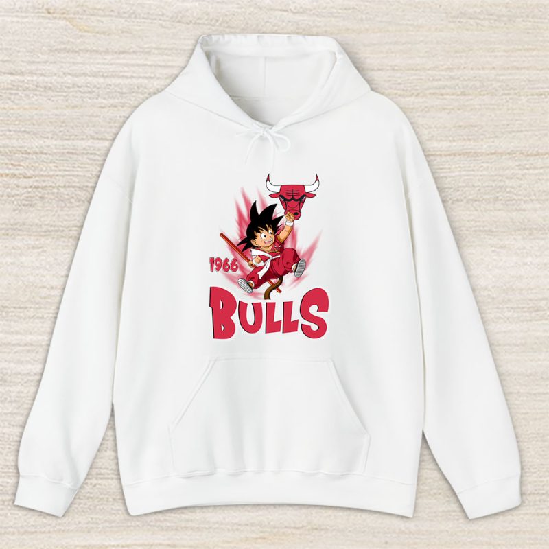 Son Goku X Chicago Bulls Team X NBA X Basketball Unisex Hoodie TAH5738