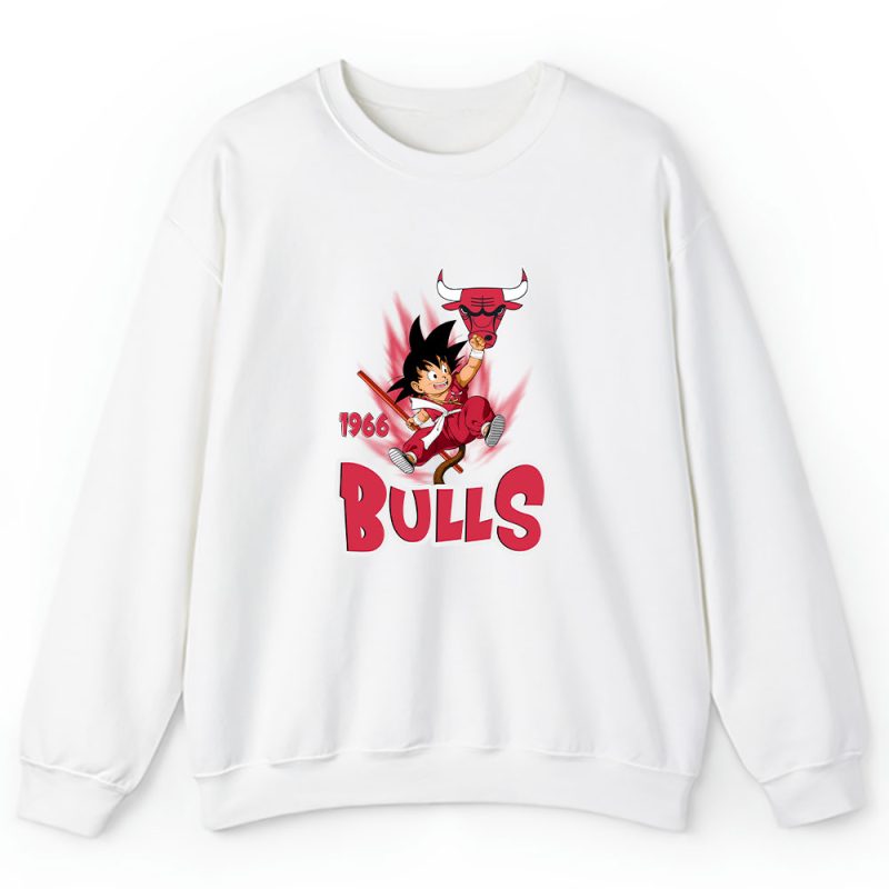 Son Goku X Chicago Bulls Team X NBA X Basketball Unisex Sweatshirt TAS5738