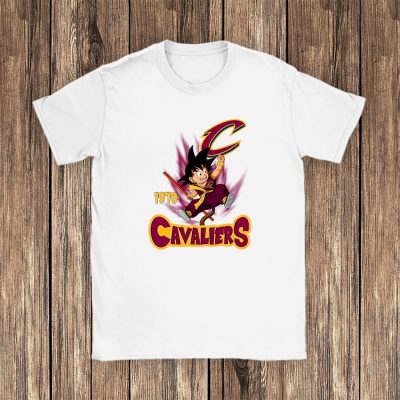 Son Goku X Cleveland Cavaliers Team X NBA X Basketball Unisex T-Shirt TAT5739