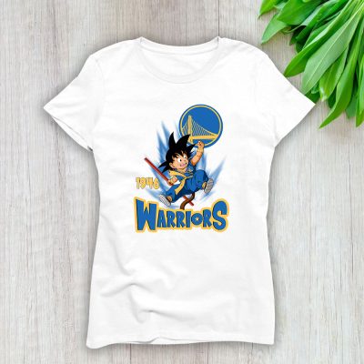 Son Goku X Golden State Warriors Team X NBA X Basketball Lady Shirt Women Tee TLT5630