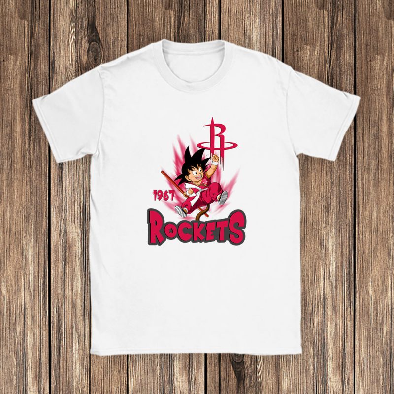 Son Goku X Houston Rockets Team X NBA X Basketball Unisex T-Shirt TAT5741