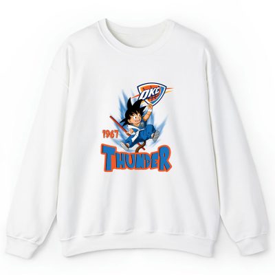 Son Goku X Oklahoma City Thunder Team X NBA X Basketball Unisex Sweatshirt TAS5745