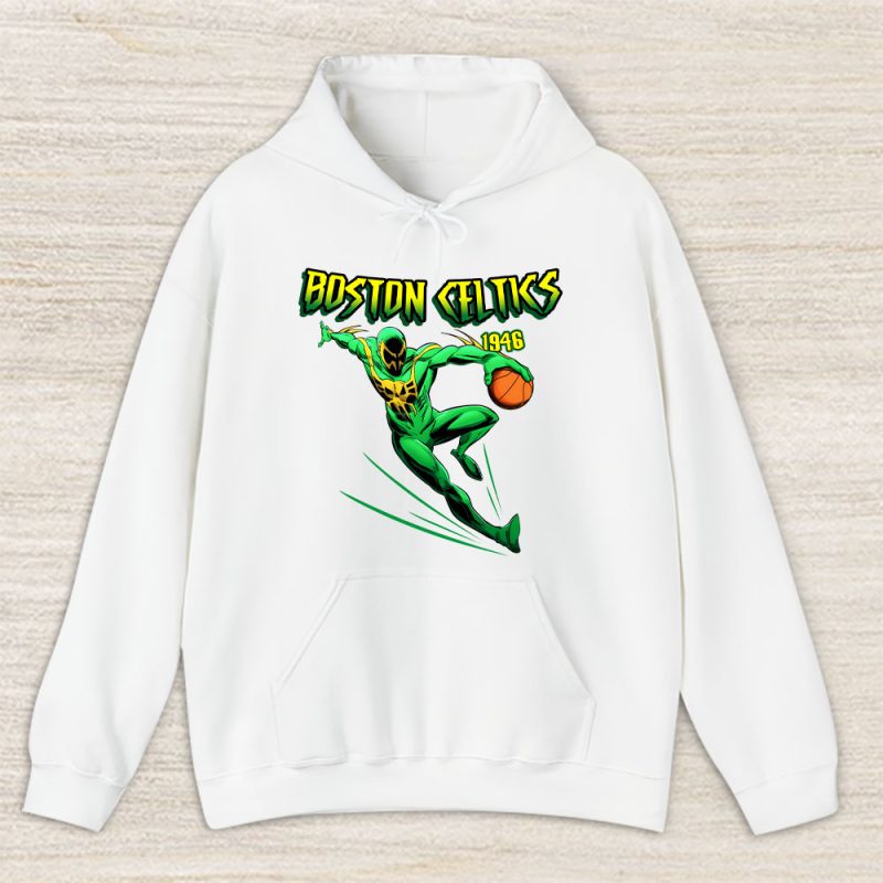 Spideman NBA Boston Celtics Unisex Hoodie TAH5294