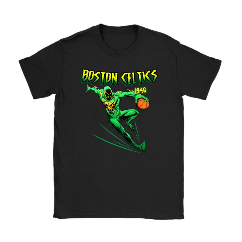 Spideman NBA Boston Celtics Unisex T-Shirt TAT5294