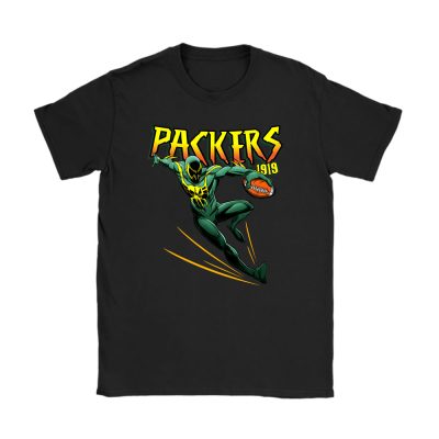 Spideman NFL Green Bay Packers Unisex T-Shirt TAT5312