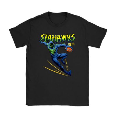 Spideman NFL Seattle Seahawks Unisex T-Shirt TAT5347