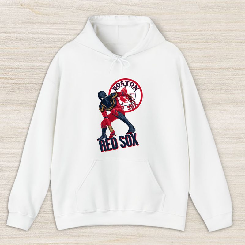 Spiderman MLB Boston Red Sox Unisex Hoodie TAH8355