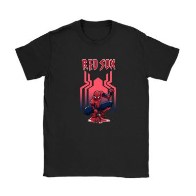 Spiderman MLB Boston Red Sox Unisex T-Shirt Cotton Tee TAT7139