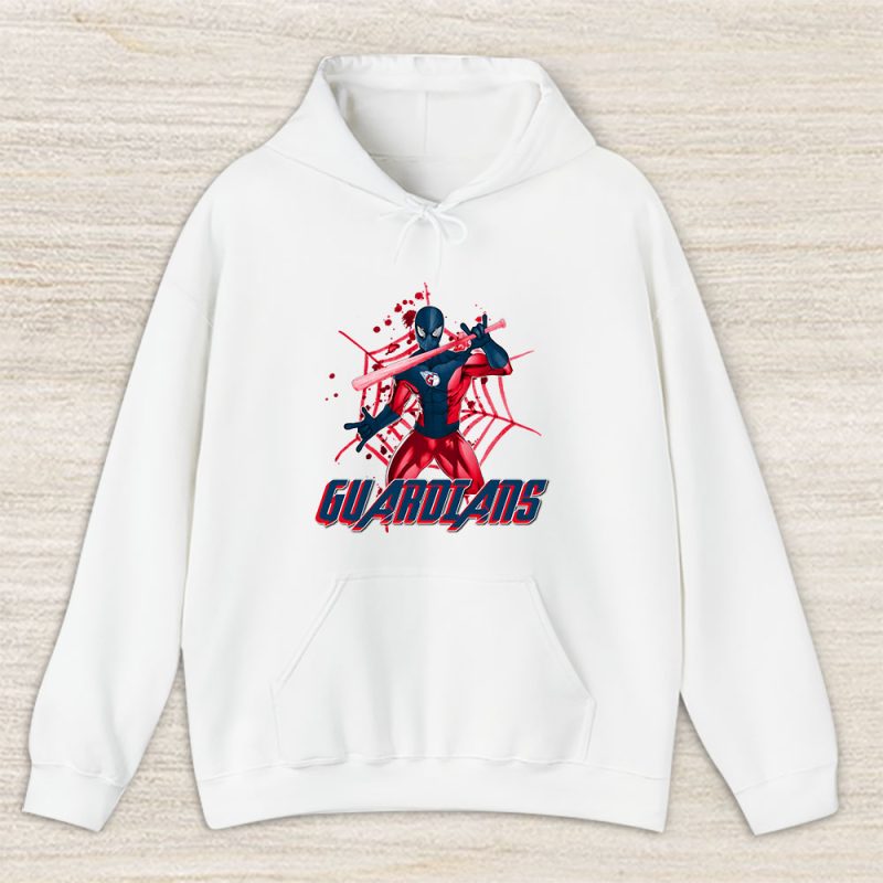 Spiderman MLB Cleveland Guardians Unisex Hoodie TAH7162