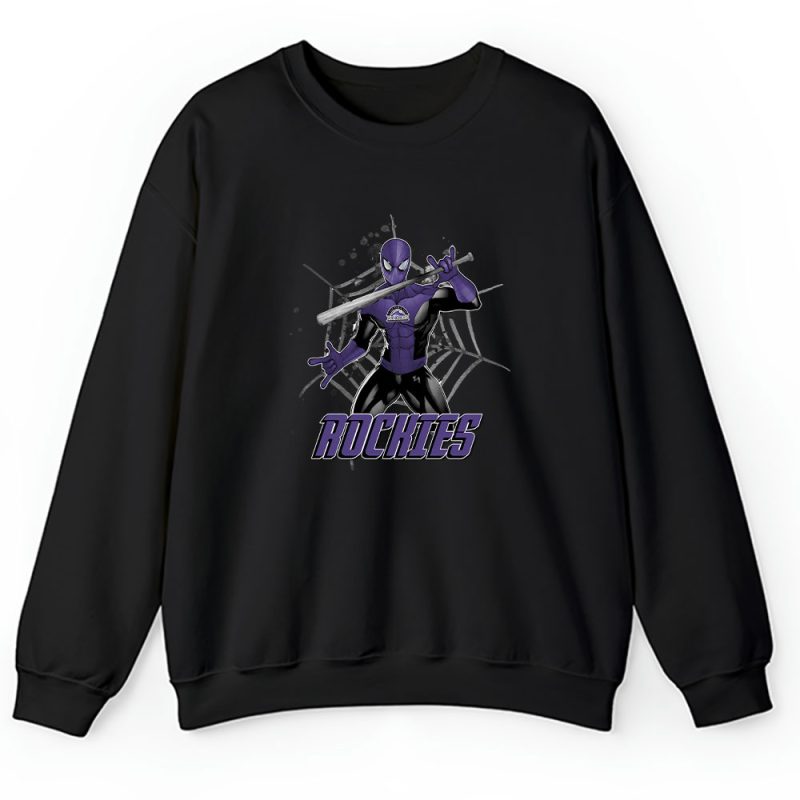 Spiderman MLB Colorado Rockies Unisex Sweatshirt TAS7171