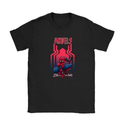 Spiderman MLB Los Angeles Angels Unisex T-Shirt Cotton Tee TAT7248