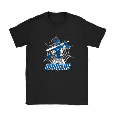 Spiderman MLB Los Angeles Dodgers Unisex T-Shirt Cotton Tee TAT7255