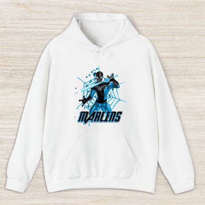 Spiderman MLB Miami Marlins Unisex Hoodie TAH7294