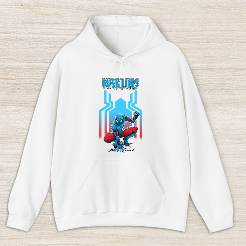 Spiderman MLB Miami Marlins Unisex Hoodie TAH7295