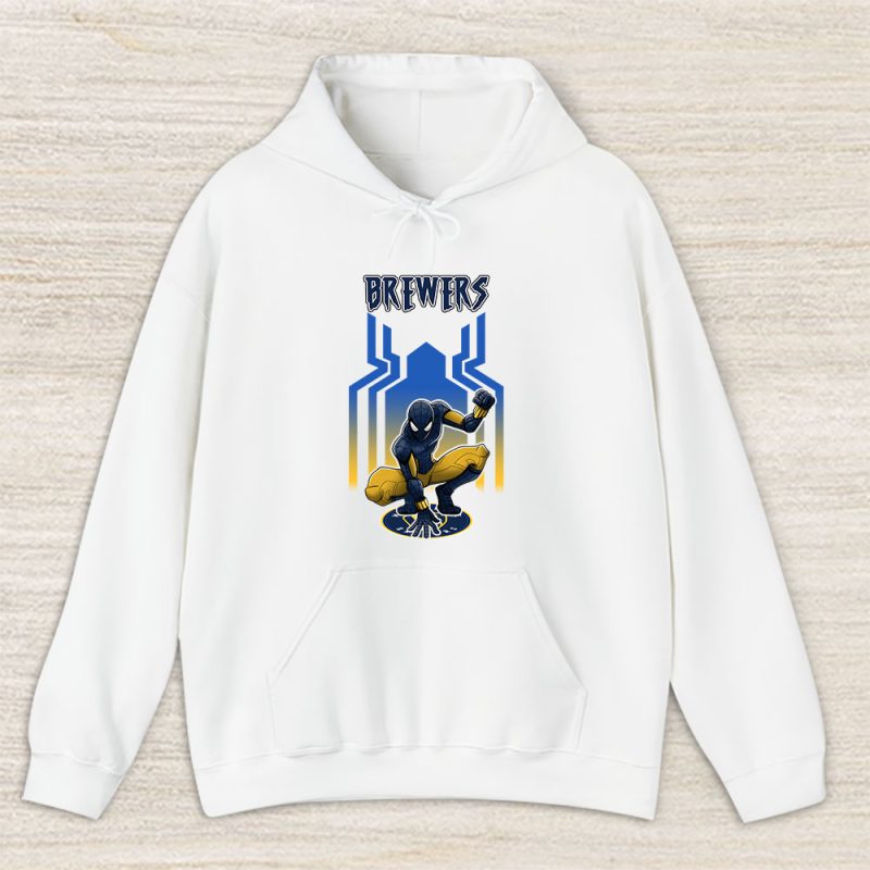 Spiderman MLB Milwaukee Brewers Unisex Hoodie TAH7281