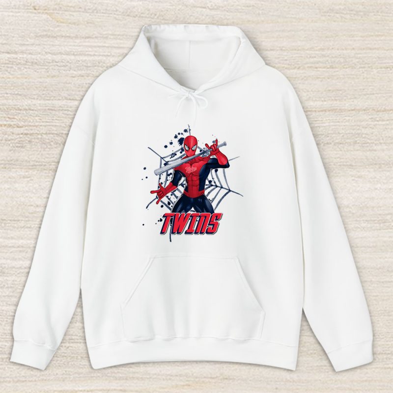 Spiderman MLB Minnesota Twins Unisex Hoodie TAH7296