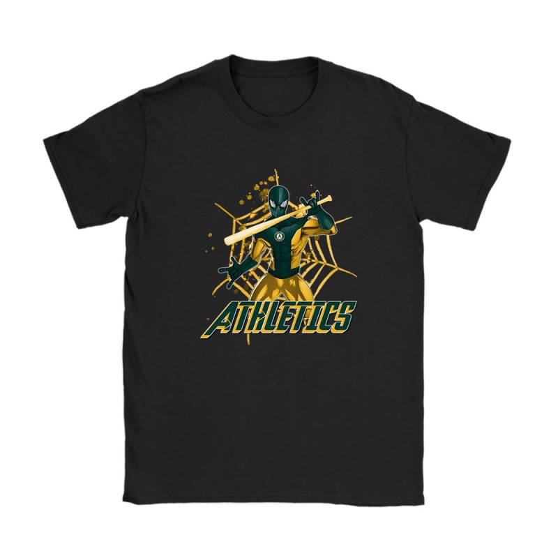 Spiderman MLB Oakland Athletics Unisex T-Shirt Cotton Tee TAT7334