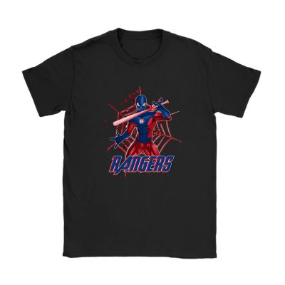 Spiderman MLB Texas Rangers Unisex T-Shirt Cotton Tee TAT7406