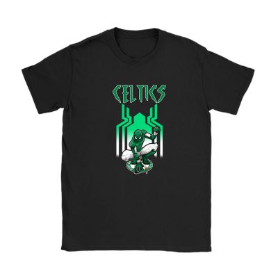 Spiderman NBA Boston Celtics Unisex T-Shirt Cotton Tee TAT7128