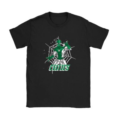 Spiderman NBA Boston Celtics Unisex T-Shirt Cotton Tee TAT7130