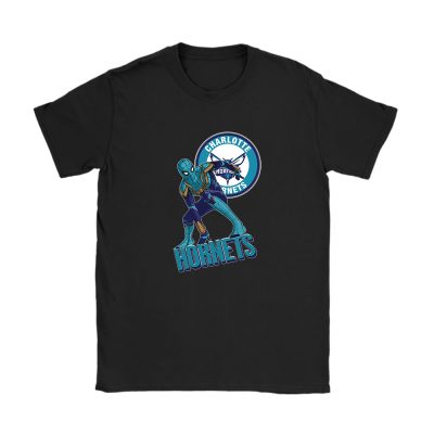 Spiderman NBA Charlotte Hornets Unisex T-Shirt Cotton Tee TAT8366