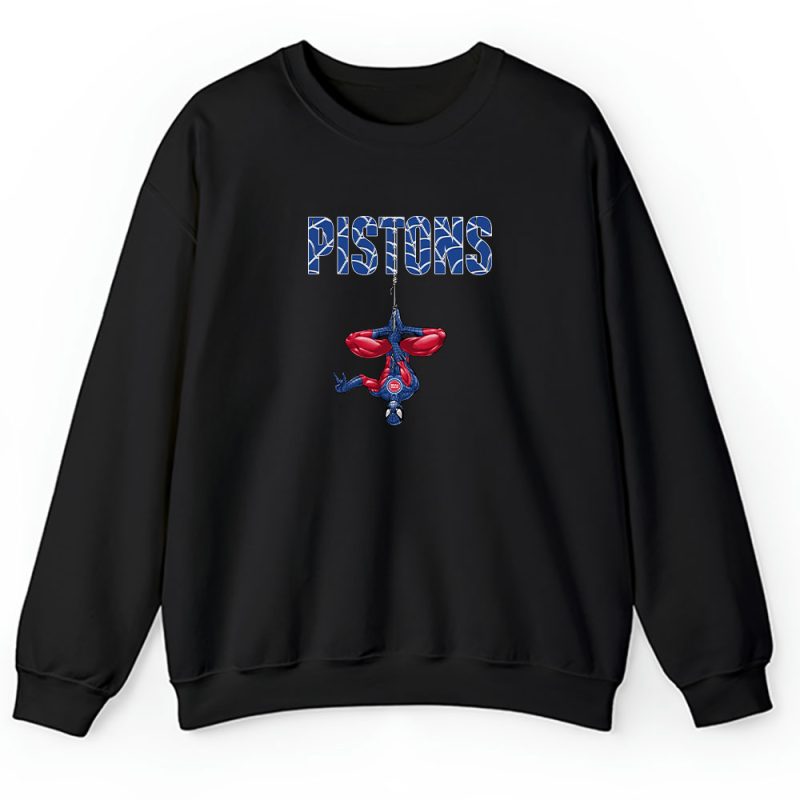 Spiderman NBA Detroit Pistons Unisex Sweatshirt TAS7207