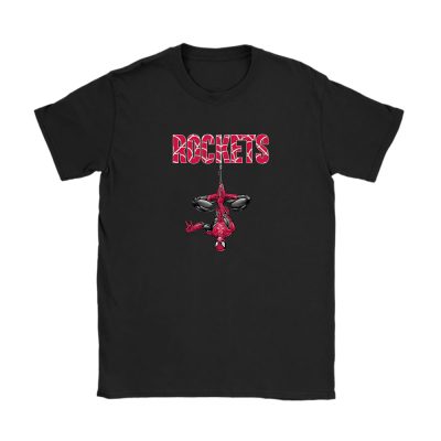 Spiderman NBA Houston Rockets Unisex T-Shirt Cotton Tee TAT7231