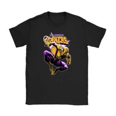 Spiderman NBA Los Angeles Lakers Unisex T-Shirt TAT5321