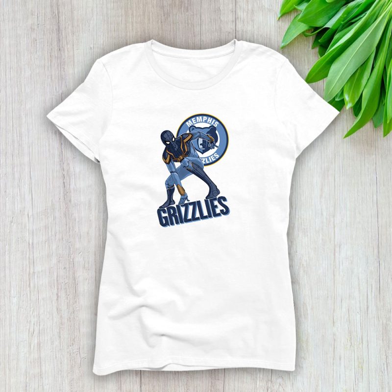 Spiderman NBA Memphis Grizzlies Lady T-Shirt Women Tee LTL8407