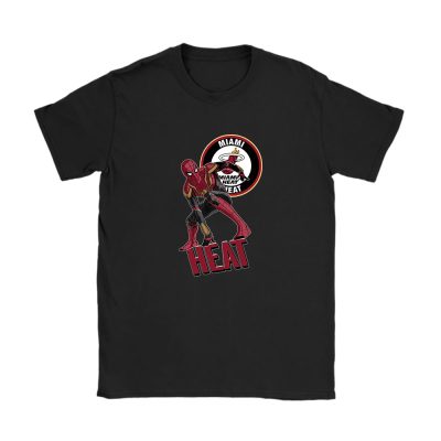 Spiderman NBA Miami Heat Unisex T-Shirt Cotton Tee TAT8408