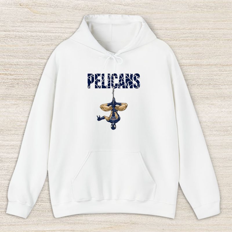 Spiderman NBA New Orleans Pelicans Unisex Hoodie TAH7316