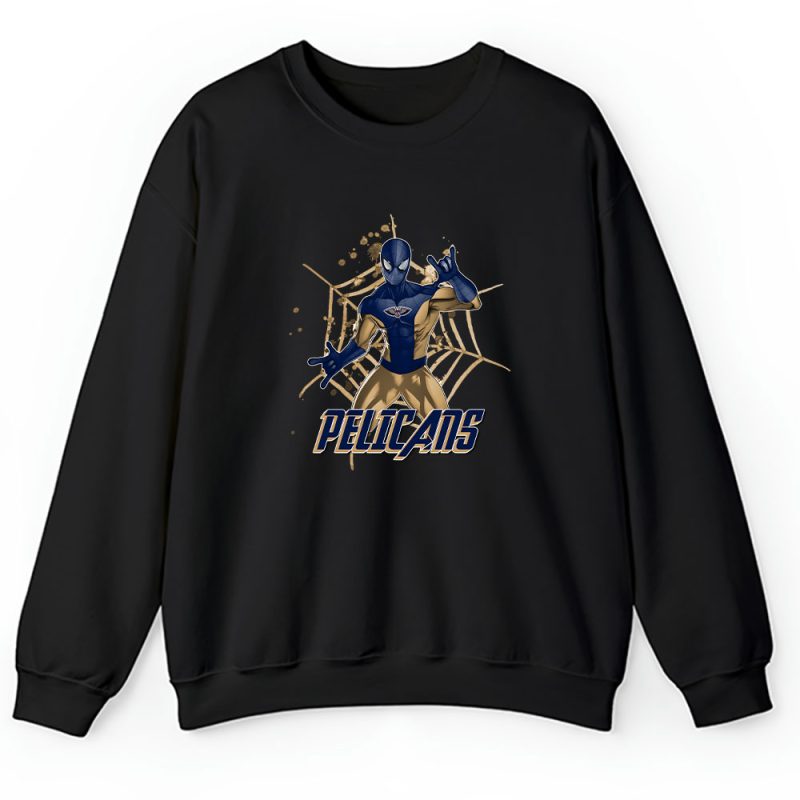 Spiderman NBA New Orleans Pelicans Unisex Sweatshirt TAS7317