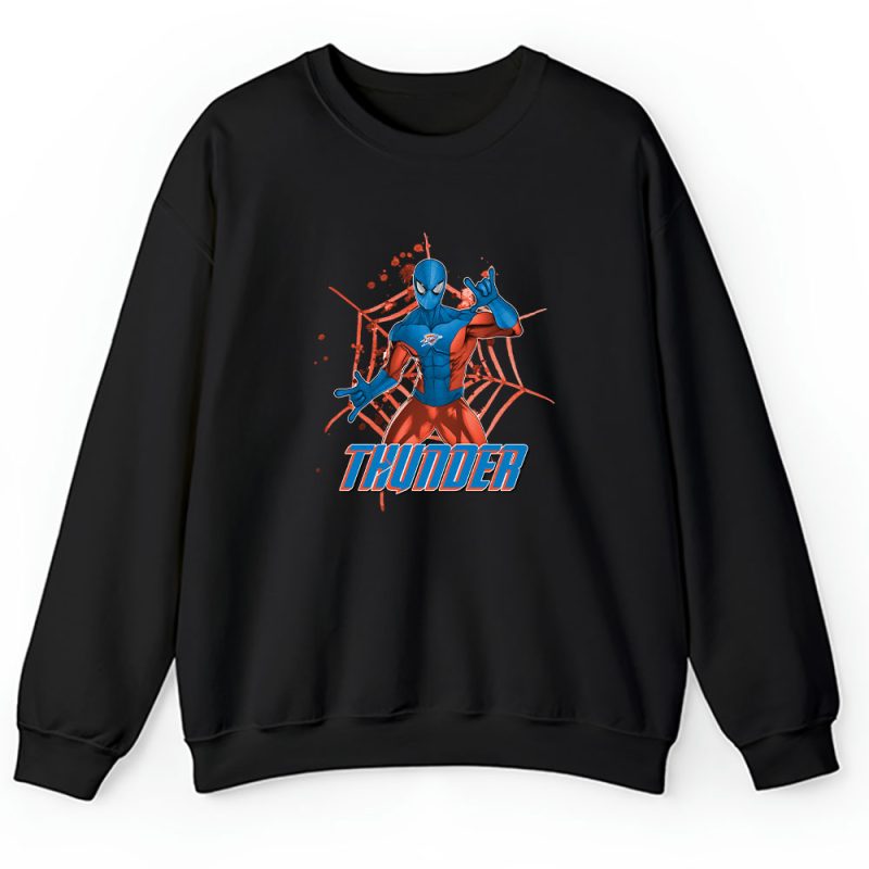 Spiderman NBA Oklahoma City Thunder Unisex Sweatshirt TAS7342