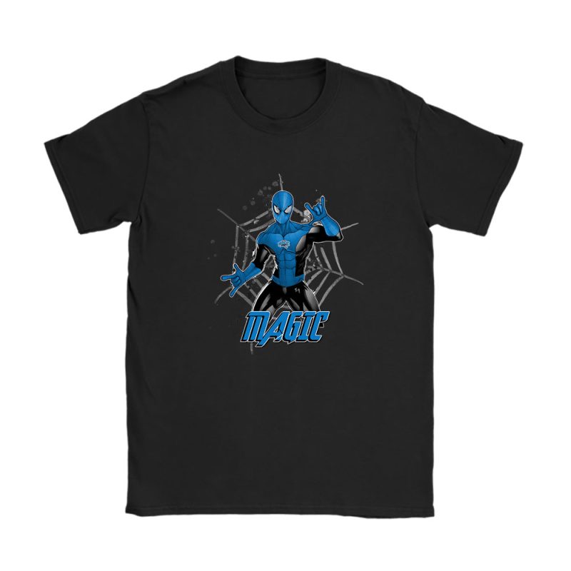 Spiderman NBA Orlando Magic Unisex T-Shirt Cotton Tee TAT7338