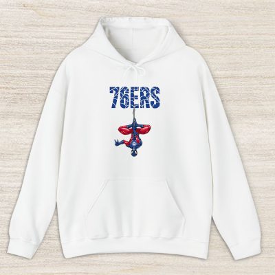 Spiderman NBA Philadelphia 76ers Unisex Hoodie TAH7362