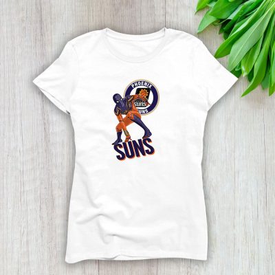 Spiderman NBA Phoenix Suns Lady T-Shirt Women Tee LTL8436