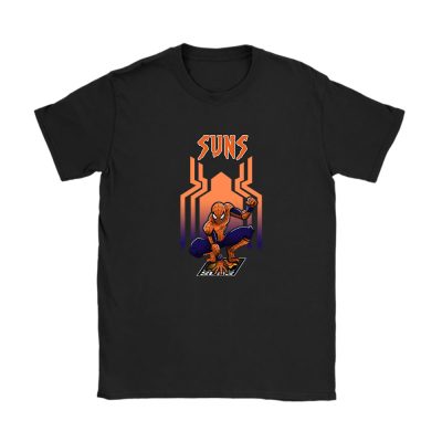 Spiderman NBA Phoenix Suns Unisex T-Shirt Cotton Tee TAT7365