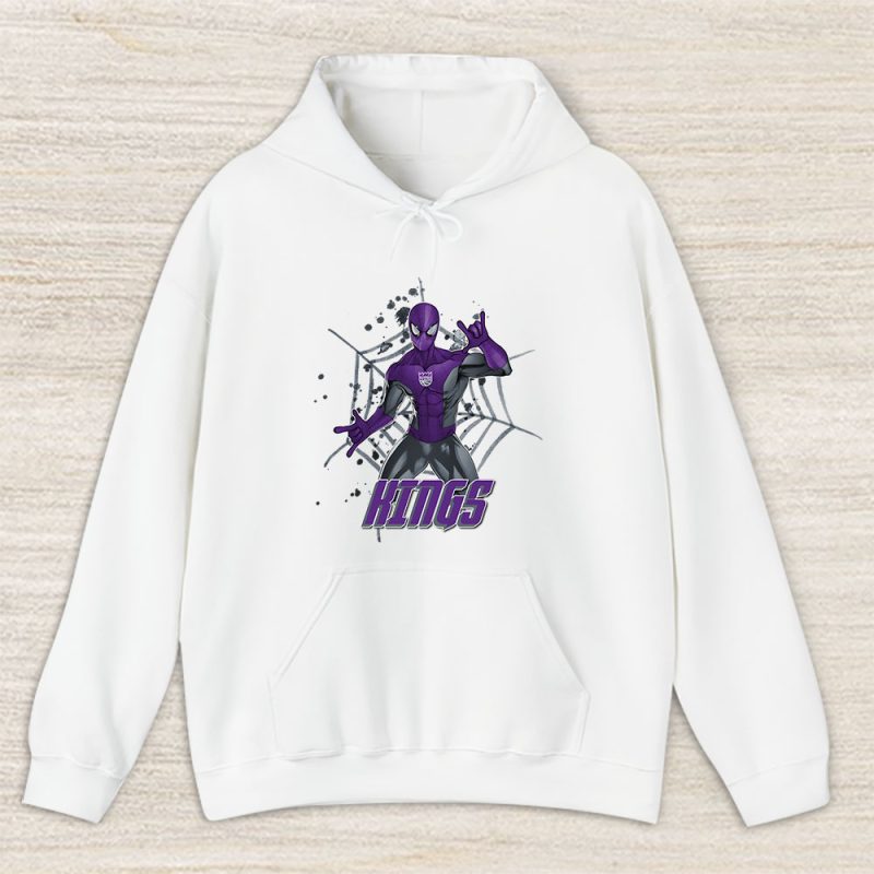 Spiderman NBA Sacramento Kings Unisex Hoodie TAH7387