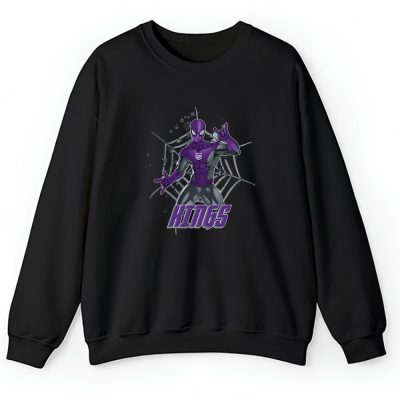 Spiderman NBA Sacramento Kings Unisex Sweatshirt TAS7387